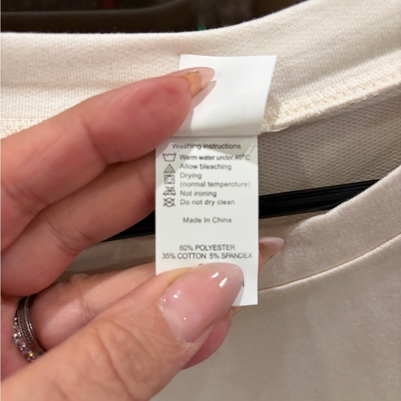 Cream Holiday Sweatshirt with Christmas Tree Design - Picture 10 of 12